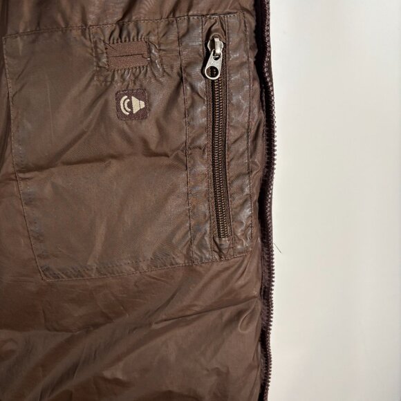 The North Face Arctic Parka Jacket Coat Brown Mid Length Goose Down Size Small - Picture 7 of 11